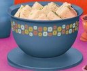 Ver imagem 3 de Tigela Murano 2,5 Litros Linha 80ANOS Azul Tupperware