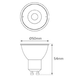 Lampada LED MR16 4,8w 2700K – Brilia - 3