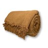 Manta para Sofá Cama Gigante Super King 1,80 X 3,00 100% Algodão Protetor Capa:caramelo - 2
