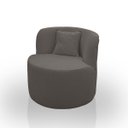 Ver imagem 5 de Kit 2 Poltronas com Sofá Curvo 2 Lugares Feijão Forma Orgânica 1,50 Bouclé Maranata