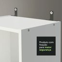 Ver imagem 7 de Escrivaninha Madesa Alaska + Estante Livreiro 6906 - Branco