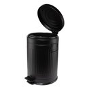 Ver imagem 1 de Lixeira Retrô com Pedal Preta Mollie 20 Litros