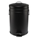 Ver imagem 5 de Lixeira Retrô com Pedal Preta Mollie 20 Litros