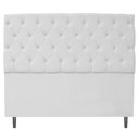 Ver imagem 1 de Cabeceira Queen 160 Cm Estofada Liverpool Corano Branco
