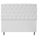Ver imagem 5 de Cabeceira Queen 160 Cm Estofada Liverpool Corano Branco