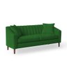 Sofá Madri 180cm Suede Verde - Lares Decor - 1