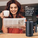 Ver imagem 7 de Secura Prensa Francesa de Aço Inoxidável 304 com 2 Filtros Extras (preto)