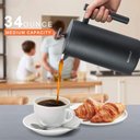 Ver imagem 6 de Secura Prensa Francesa de Aço Inoxidável 304 com 2 Filtros Extras (preto)