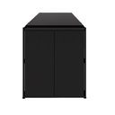 Ver imagem 7 de Mesa Escrivaninha 150cm X 60cm e Armário 2 Portas F5 Office Cor:preto