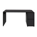 Ver imagem 5 de Mesa Escrivaninha 150cm X 60cm e Armário 2 Portas F5 Office Cor:preto
