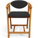 Ver imagem 5 de Kit 04 Banquetas Baixa para Cozinha Sala Jantar Bancada Cecília L02 Bouclê Preto - Lyam Decor