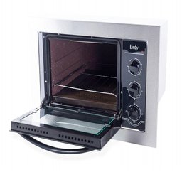 Forno Elétrico de Embutir Lady 45Litros Safanelli Preto 220V - 6
