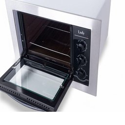 Forno Elétrico de Embutir Lady 45Litros Safanelli Preto 220V - 15