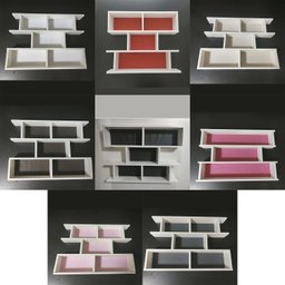 Nicho Prateleira Suspenso Quarto Zeus Solutions Slim Branco - 5