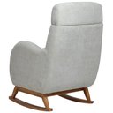 Ver imagem 7 de Poltrona de Amamentação com Balanço Base Nina Ternura D02 Linho Verde Claro C-47 - Lyam Decor