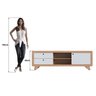 Rack para Tv 75 Polegadas 100% Mdf 180x60cm Jimmy - 8