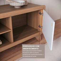 Rack para Tv 75 Polegadas 100% Mdf 180x60cm Jimmy - 7