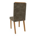 Ver imagem 6 de Conjunto Sala de Jantar Mesa Tampo de Vidro Fidelitá Génova com 6 Cadeiras