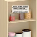 Ver imagem 6 de Armário Aéreo 100% MDF 2 Portas 60cm Aura Luciane Móveis