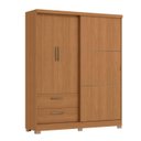 Ver imagem 3 de Guarda Roupa Roupeiro Casal com 3 Portas Sendo 1 de Correr e 2 Gavetas C533 Kappesberg