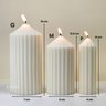 Kit de Velas Decorativas com Linhas Retas e Design Clássico e Atemporal - 7