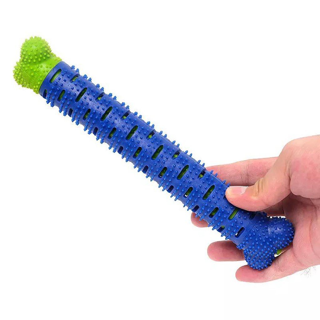 Brinquedo 3x1 Mordedor Osso Massageador Gengiva Removedor Tártaros Escova de Dente Para Cachorro Cão - 9