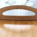 Ver imagem 5 de Bandeja Vale Decorativa Ébano Couro Marrom