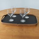 Ver imagem 2 de Bandeja Vale Decorativa Ébano Couro Marrom