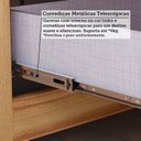 Ver mais imagens de Quarto de Bebê Guarda-Roupa 4 Portas e Cômoda 4 Gavetas Levy 100% MDF Branco/Amêndoa Espresso Móveis