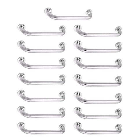Alça de Apoio Inox Kit 15 Unidades Barra 30cm Deficiente Idoso