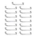 Ver imagem 1 de Alça de Apoio Inox Kit 15 Unidades Barra 30cm Deficiente Idoso