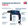 Furadeira de Impacto Gsb 16 Re 750w 220v Bosch - 4