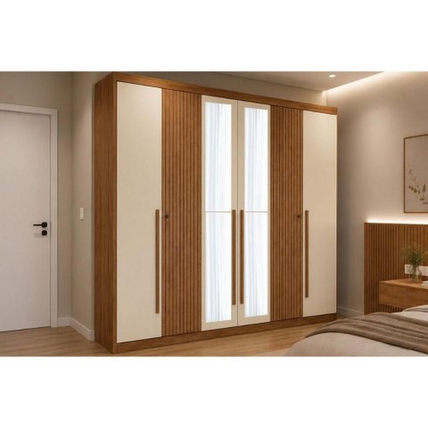 Guarda Roupa 6 Portas 2RP 2ESP 4g Buriti S. Andirá Jat