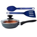 Ver imagem 1 de Frigideira Preta Antiaderente Gold Javali Talher 01 Cb 24cm