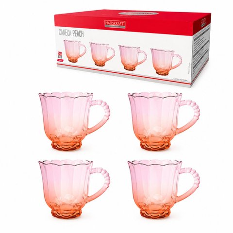 Jogo Caneca Peach Dc 240ml 4PC
