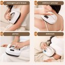 Ver imagem 2 de Massageador Corporal Aquecimento Vibraçao Alivia Dor Braço Perna Costas Tensao Muscular Lesao Muscul