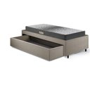 Ver mais imagens de Base Box Cama Solteiro Sapateira Linho Bege e Colchão Dual Firm Ecoflex 88x188