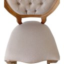 Ver imagem 4 de Kit 2 Caderiras Medalhão Entalhada Encosto Captonê