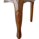 Ver imagem 7 de Kit 2 Caderiras Medalhão Entalhada Encosto Captonê