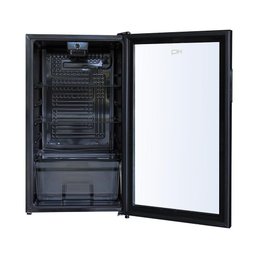 Frigobar Expositor Ical Hq Vidro Duplo 95 Litros Preto Hq-95fbpv 220v - 4