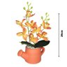 Arranjo de Flores Artificiais com Caixa de Mdf (29cm) Laranja/laranja - 2