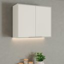Ver imagem 4 de Armário Aéreo 02 Portas 80cm Fineze C658 Areia Hp - Henn