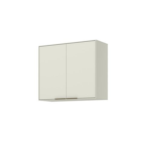 Armário Aéreo 02 Portas 80cm Fineze C658 Areia Hp - Henn