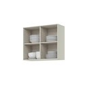 Ver imagem 2 de Armário Aéreo 02 Portas 80cm Fineze C658 Areia Hp - Henn
