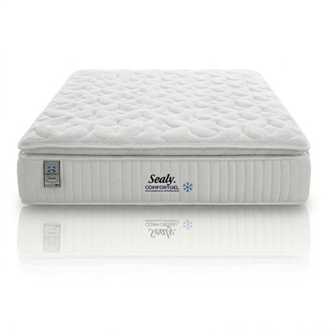 Colchão Queen Comfort Gel Sealy Premium 158x198cm