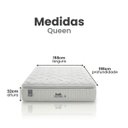 Ver imagem 3 de Colchão Queen Comfort Gel Sealy Premium 158x198cm