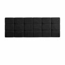 Ver imagem 4 de Cabeceira para Cama Casal Bia1,60 Estofada Suede Preto - Rede Móveis