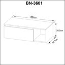 Ver imagem 3 de Conjunto Balcão e Espelheira Suspensos Mármore Br - Tecno