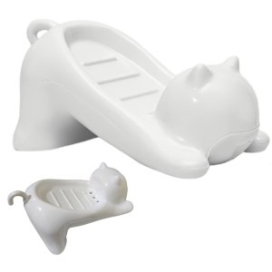 Saboneteira Porta Sabonete Gatinho Gato Banheiro Box Pia Mesa Bancada Lavabo Enfeite Divertido Decor