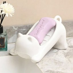 Saboneteira Porta Sabonete Gatinho Gato Banheiro Box Pia Mesa Bancada Lavabo Enfeite Divertido Decor - 7